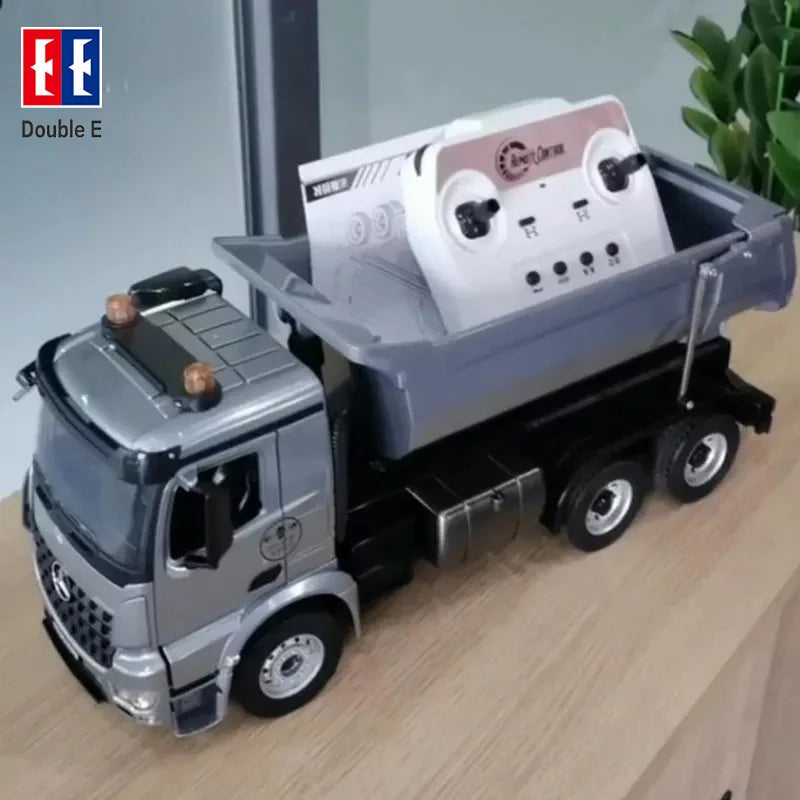 Double E E590 RC Car 6ch Remote Control Truck 1:20 Radio-control Dump Trucks 2.4G Electric Toy Engineering Vehicle Children Gift