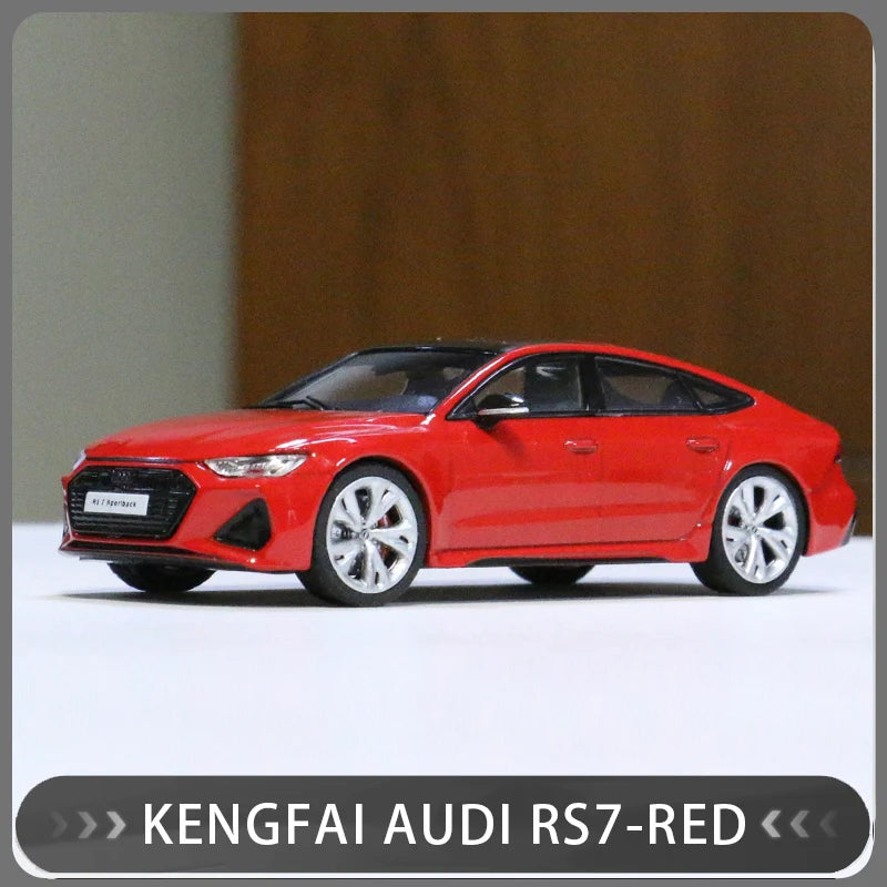 KengFai 1:64 2021 RS7 C8 Sportback DieCast Model Car