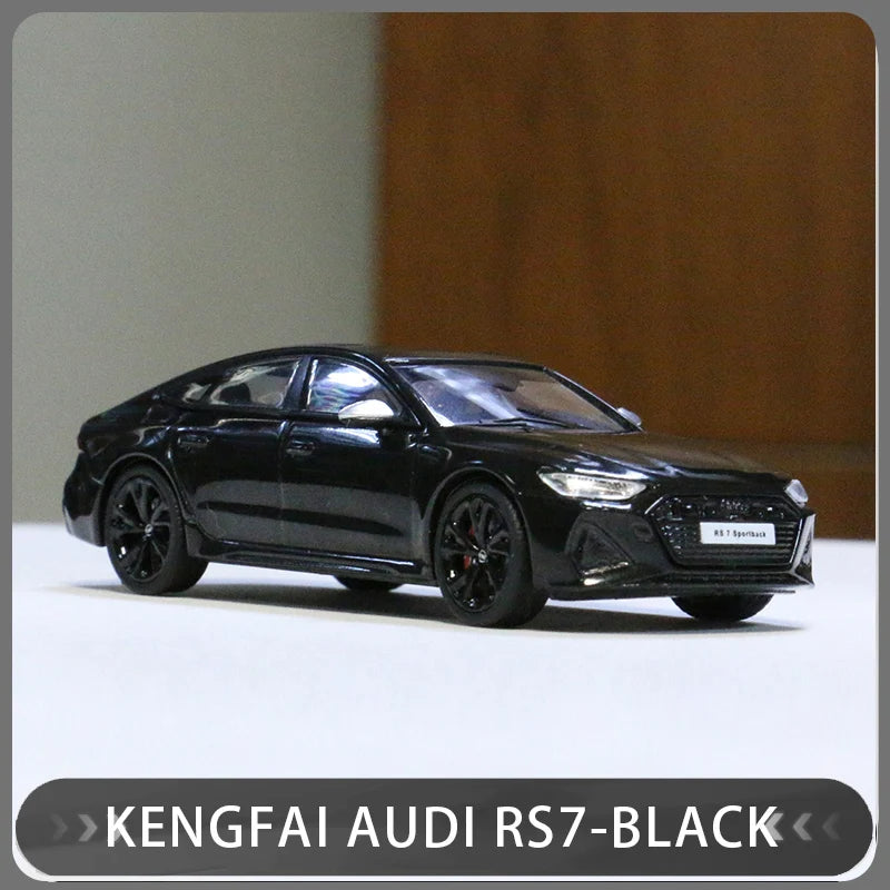 KengFai 1:64 2021 RS7 C8 Sportback DieCast Model Car