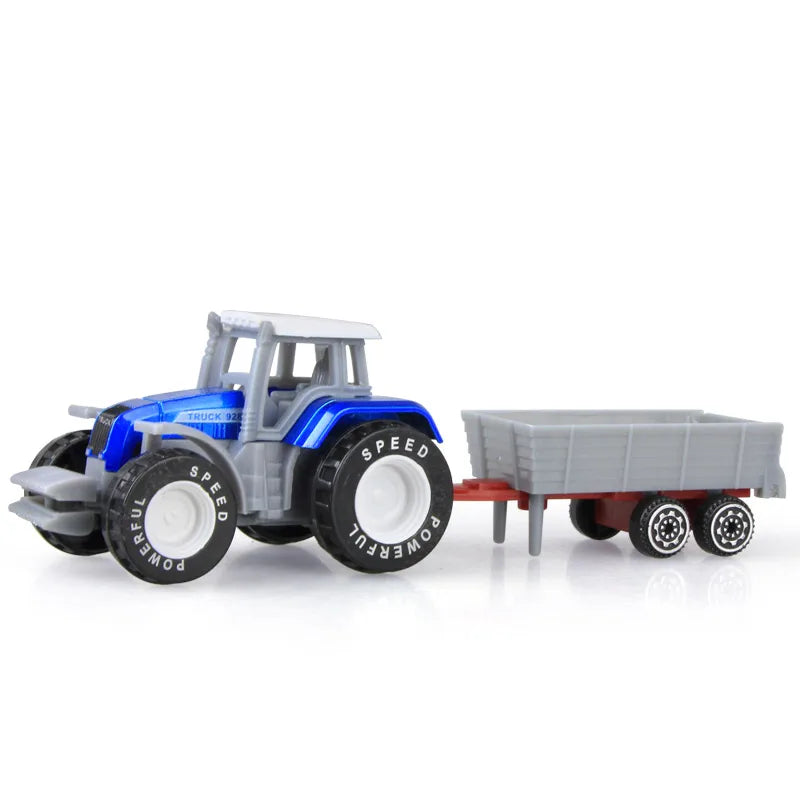 Diecast Farm Vehicles Mini Car Model Engineering Car Model Tractor Engineering Car Tractor Toys Model