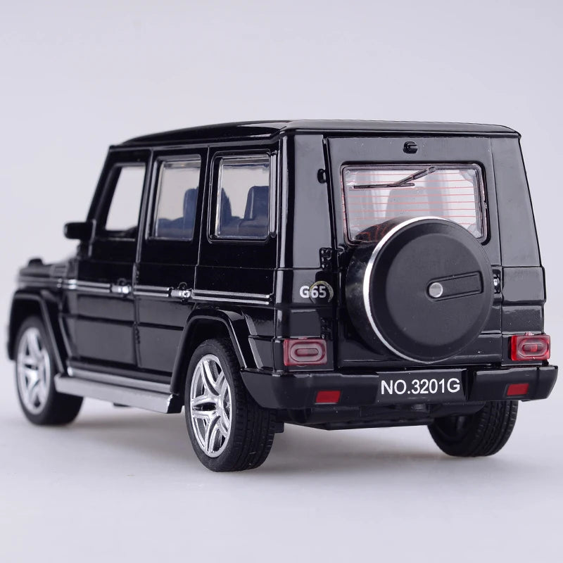 1:32 G65 G63SUV Alloy Car Model Diecasts & Toy Metal Off-road Vehicles Car Model Simulation Sound Light Collection Kids Toy Gift