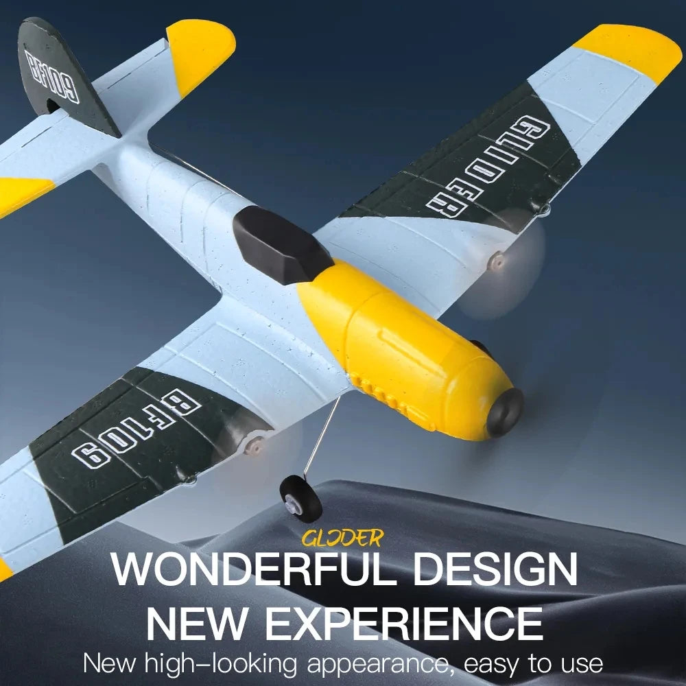 Antsir Z61 RC Plane BF109 Fighter 2.4GHz 3CH Smart Balance EPP Foam  RC Gliders Fixed Wingspan RC Aircraft