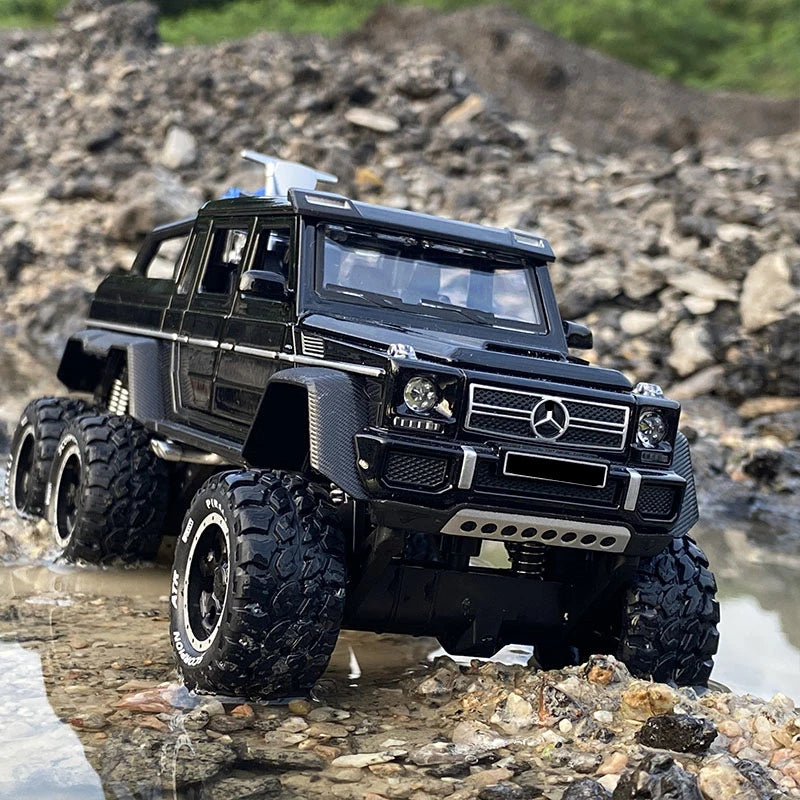 1:32 G65 G63SUV Alloy Car Model Diecasts & Toy Metal Off-road Vehicles Car Model Simulation Sound Light Collection Kids Toy Gift