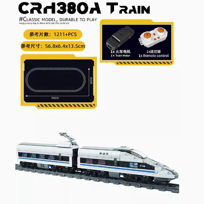 Mould King 12027-ST12022 Technical RC EMD Diesel Locomotive Building Block Remote Control Train Bricks