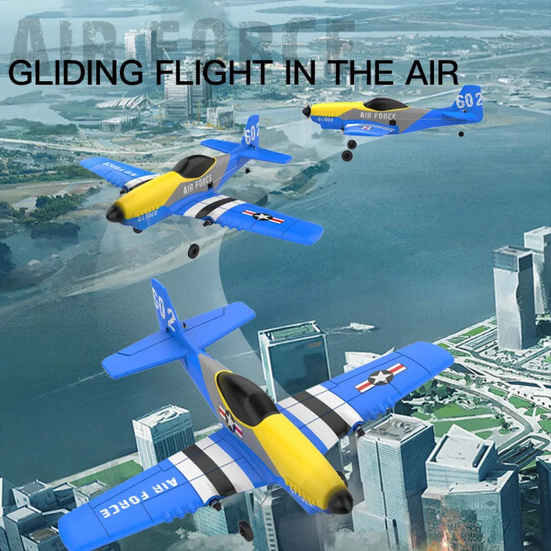 KF602 RC Plane 2.4GHz Radio Control Glider Foam Fighter Jet Professional Model Aircraft Outdoor Toys for Children Boys Gifts
