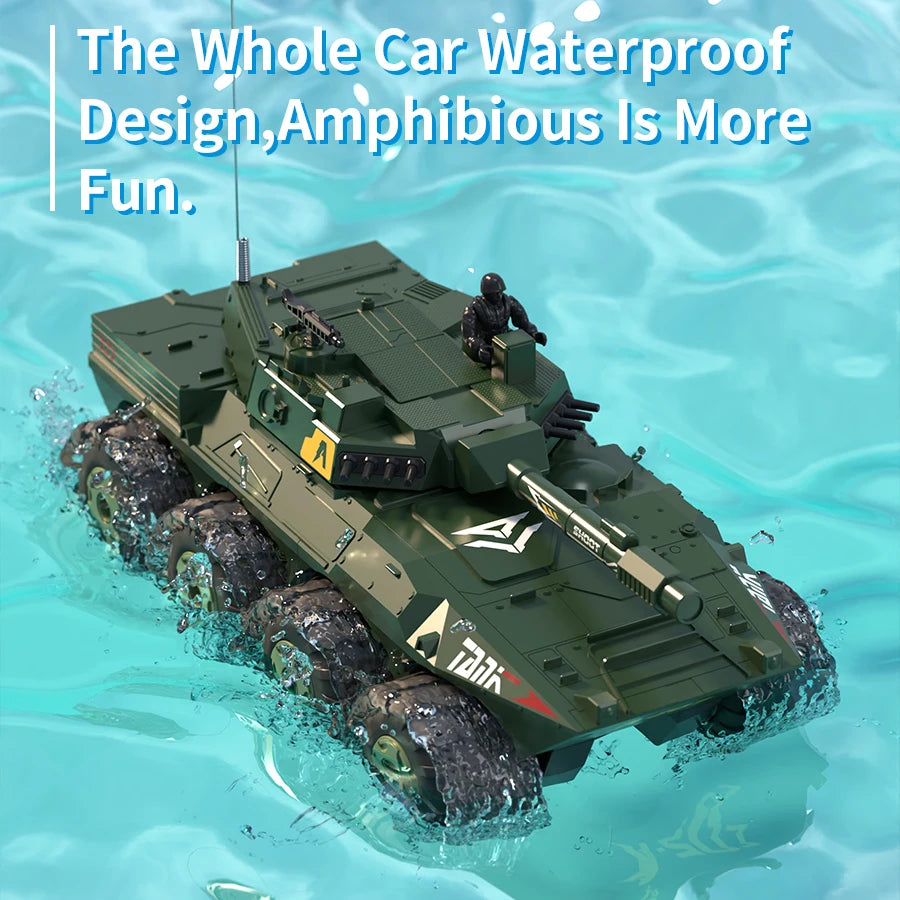 Beryouce 1/32 RC Tank 4CH 2.4G Remote Control Car Vehicles Radio Controlled Electronic Crawler Military Tank WW2 Toy