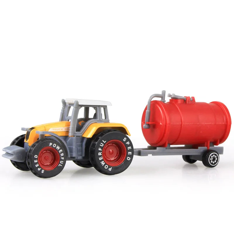 Diecast Farm Vehicles Mini Car Model Engineering Car Model Tractor Engineering Car Tractor Toys Model