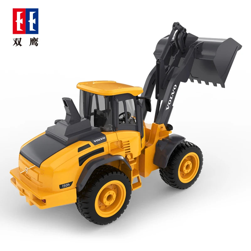 Double E Volvo E569 2.4G Remote Control Bulldozer 1:16 Construction Engineering RC Truck Electric Bulldozers Model