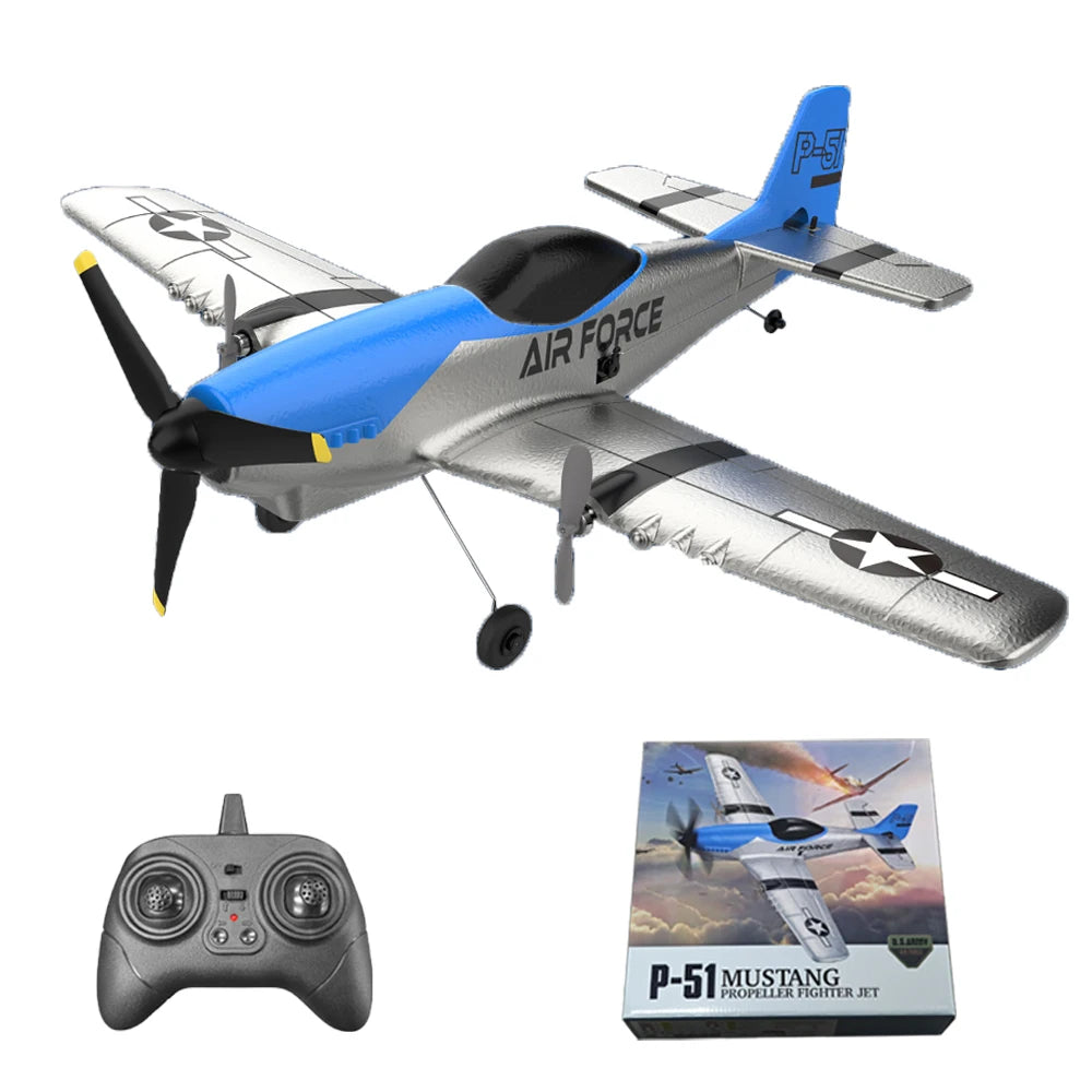 Jikefun Z63  QF012 Four Channel RC Plane 2.4G Remote Control Stunt Aircraft EPP Fixed Wing Model Foam Toy Aircraft Gift For Adults and Children