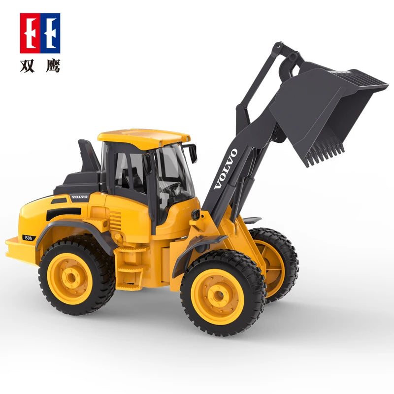 Double E Volvo E569 2.4G Remote Control Bulldozer 1:16 Construction Engineering RC Truck Electric Bulldozers Model
