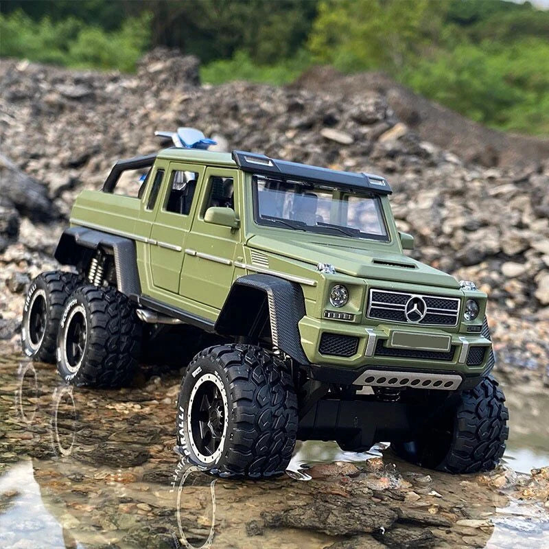 1:32 G65 G63SUV Alloy Car Model Diecasts & Toy Metal Off-road Vehicles Car Model Simulation Sound Light Collection Kids Toy Gift