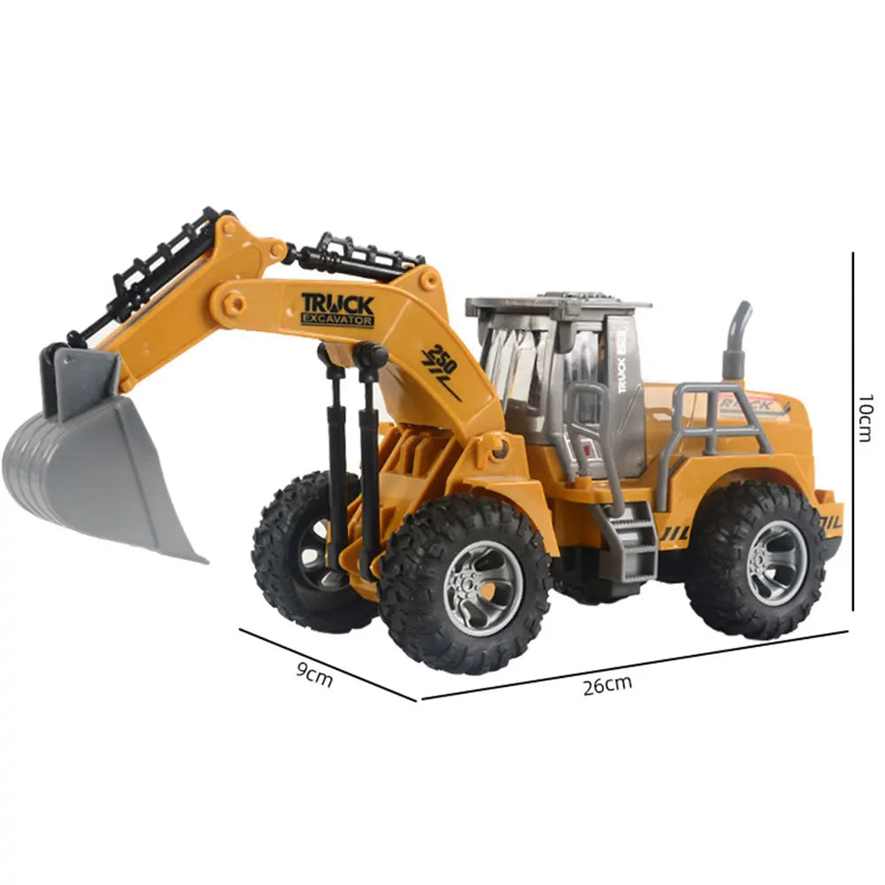 Mini Remote Control Bulldozer 1:32 Engineering RC Excavator Model