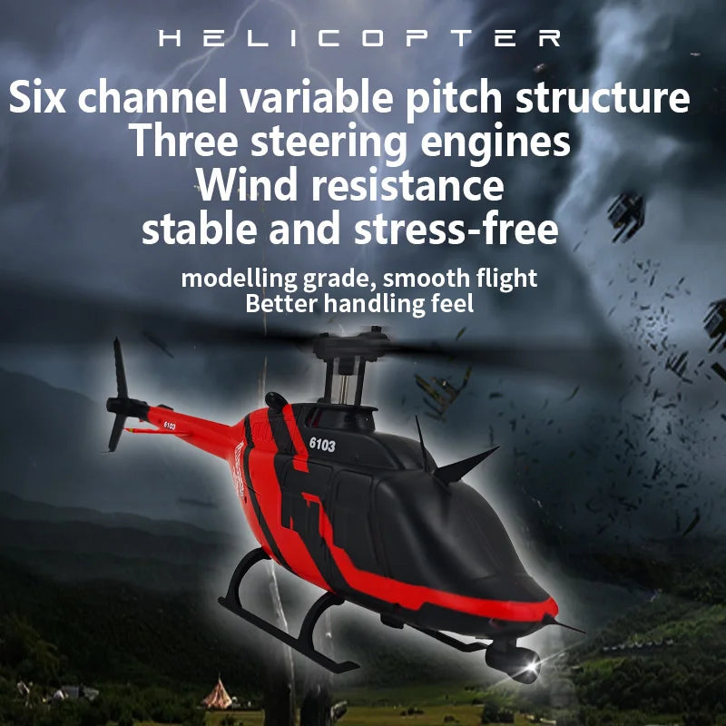 Thelink Rc Era C138 1:33 6 Channel Single Paddle Aileron Free RC Helicopter Barometer Fixed Height 3d Rolling Toy Rc Planes