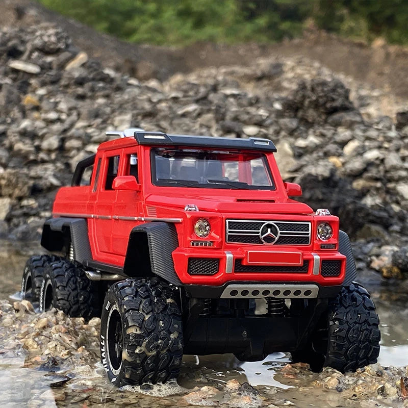 1:32 G65 G63SUV Alloy Car Model Diecasts & Toy Metal Off-road Vehicles Car Model Simulation Sound Light Collection Kids Toy Gift
