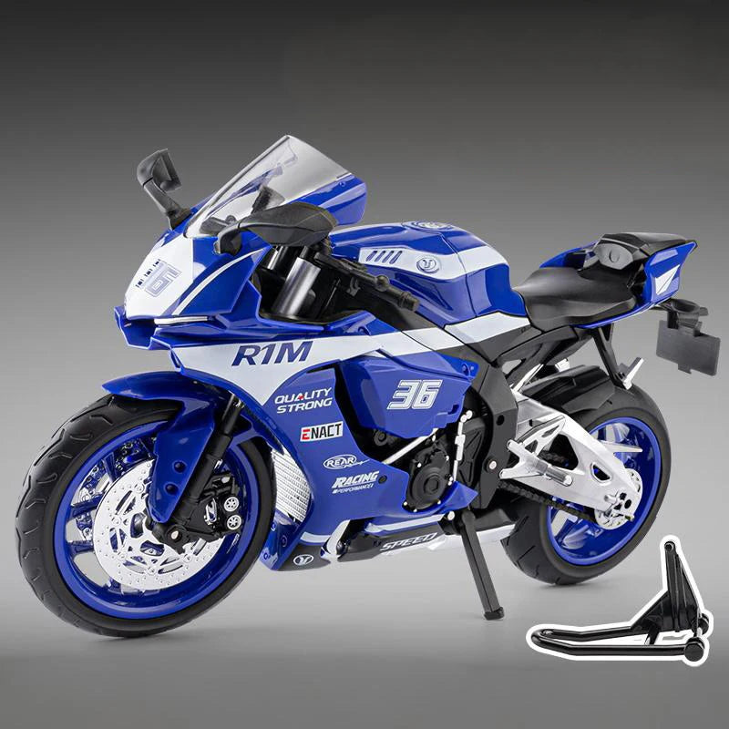 Makeda 1:9 Yamaha YZF-R1M Diecast Motorcycle Model Sound＆Light