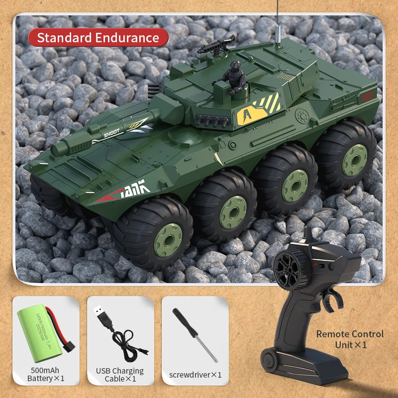 Beryouce 1/32 RC Tank 4CH 2.4G Remote Control Car Vehicles Radio Controlled Electronic Crawler Military Tank WW2 Toy