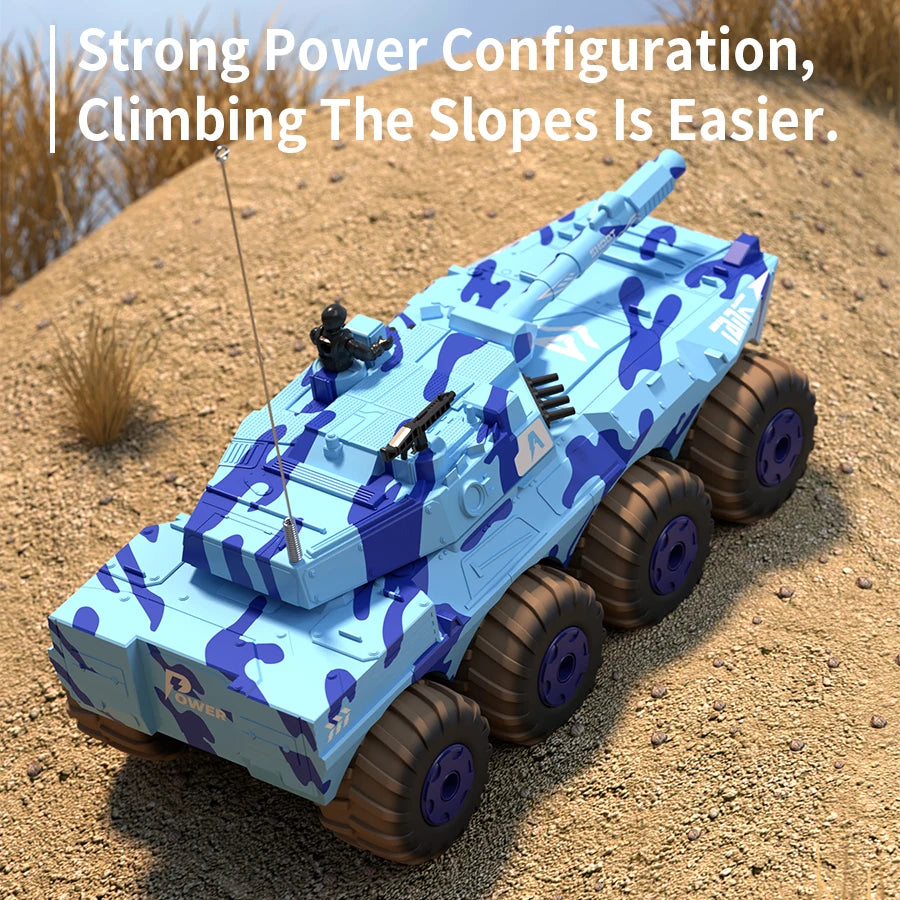 Beryouce 1/32 RC Tank 4CH 2.4G Remote Control Car Vehicles Radio Controlled Electronic Crawler Military Tank WW2 Toy