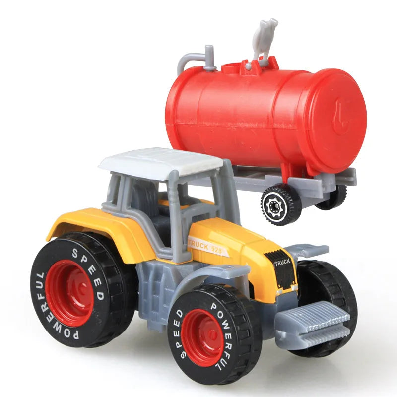 Diecast Farm Vehicles Mini Car Model Engineering Car Model Tractor Engineering Car Tractor Toys Model