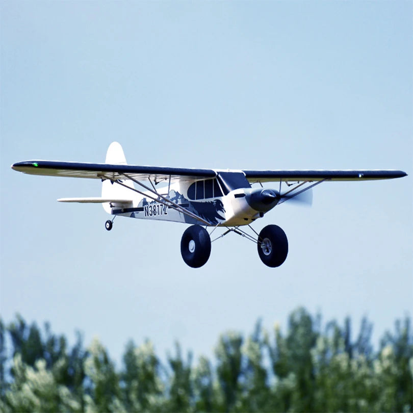 FMS Remote Control Model Plane 1300MM 1.3M PA-18 J3 Piper Super Cub RC Airplane PNP Trainer Electric Aircraft Outdoor Sports