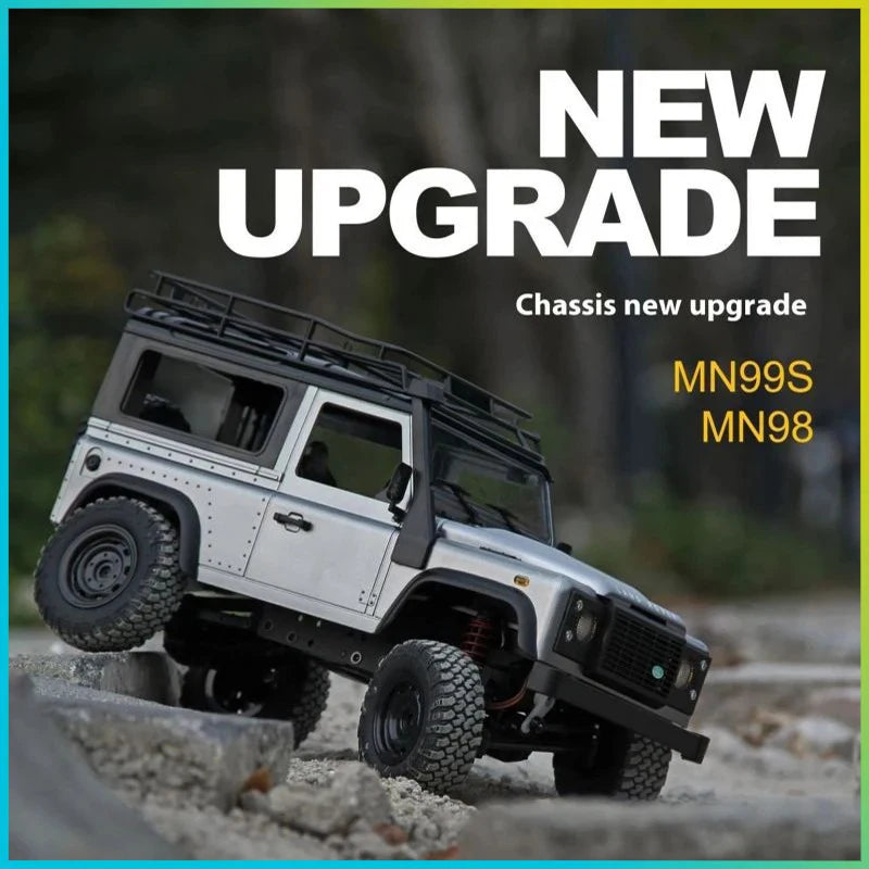 MN Land Rover Defender 1:12 Scale RTG RC Car 2.4G 4WD MN99S MN98 MN99 Defender Remote Control Pickup