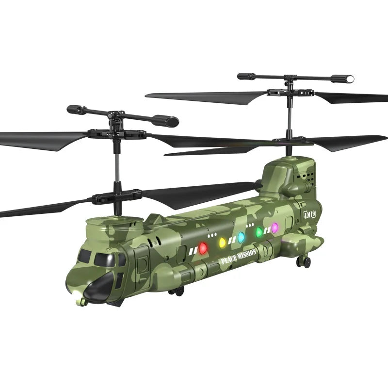 RC Lm19-D Chinook Helicopter 2.4g Remote Control Aircraft High Definition Aerial Photo Children Military Science Toy Model Gifts
