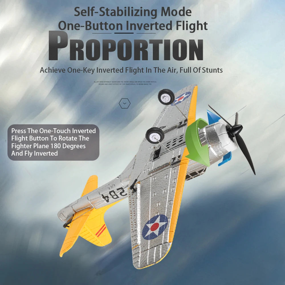 Jikefun Z63  QF012 Four Channel RC Plane 2.4G Remote Control Stunt Aircraft EPP Fixed Wing Model Foam Toy Aircraft Gift For Adults and Children