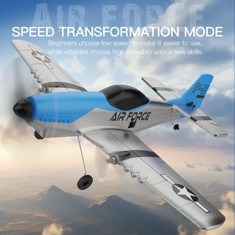 Jikefun Z63  QF012 Four Channel RC Plane 2.4G Remote Control Stunt Aircraft EPP Fixed Wing Model Foam Toy Aircraft Gift For Adults and Children
