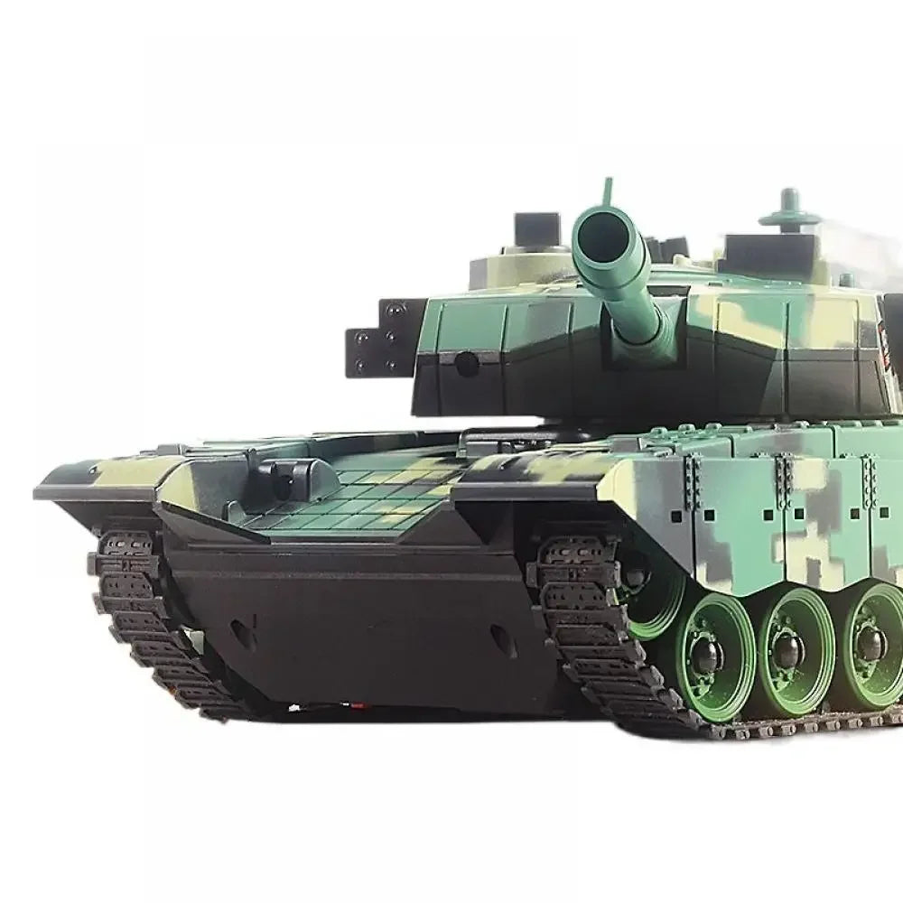 KMoist 2.4GHz Tank Model Toy for Boys Remote Control Tank Children Military Battle Tank Simulation Model With Sound Light Toy Vehicles