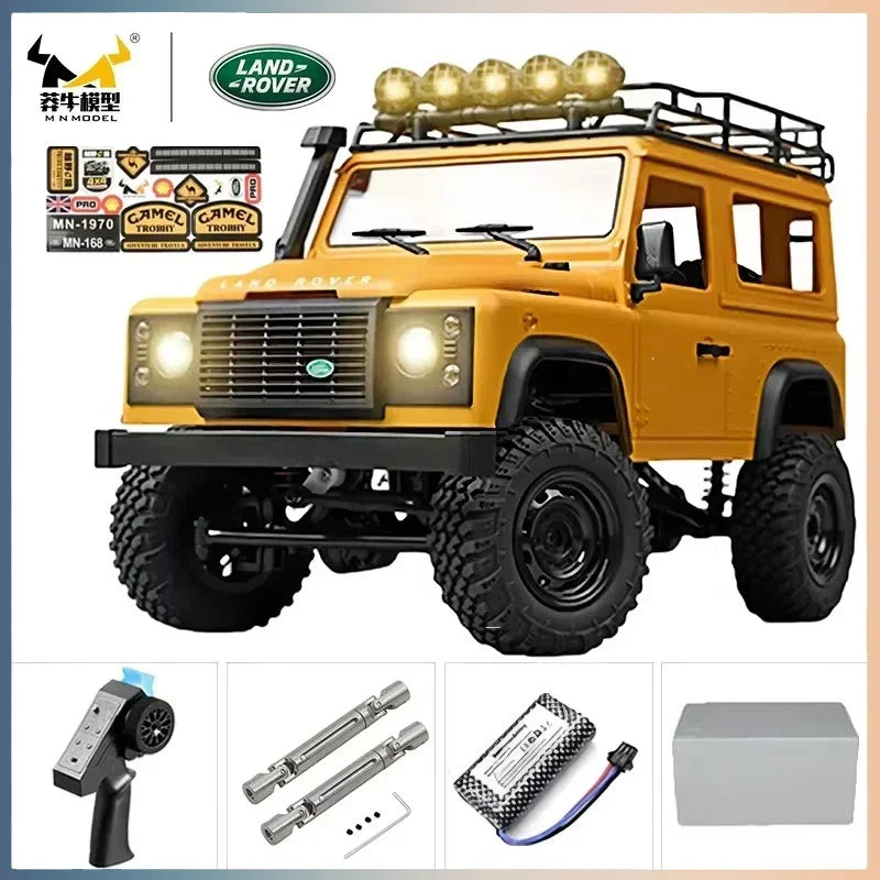 Yien MN MN82 1:12 Retro Rc Car With LED Lights Full-scale Simulation LC79 Professional 4WD Remote Control Pickup RC Truck Model Toys