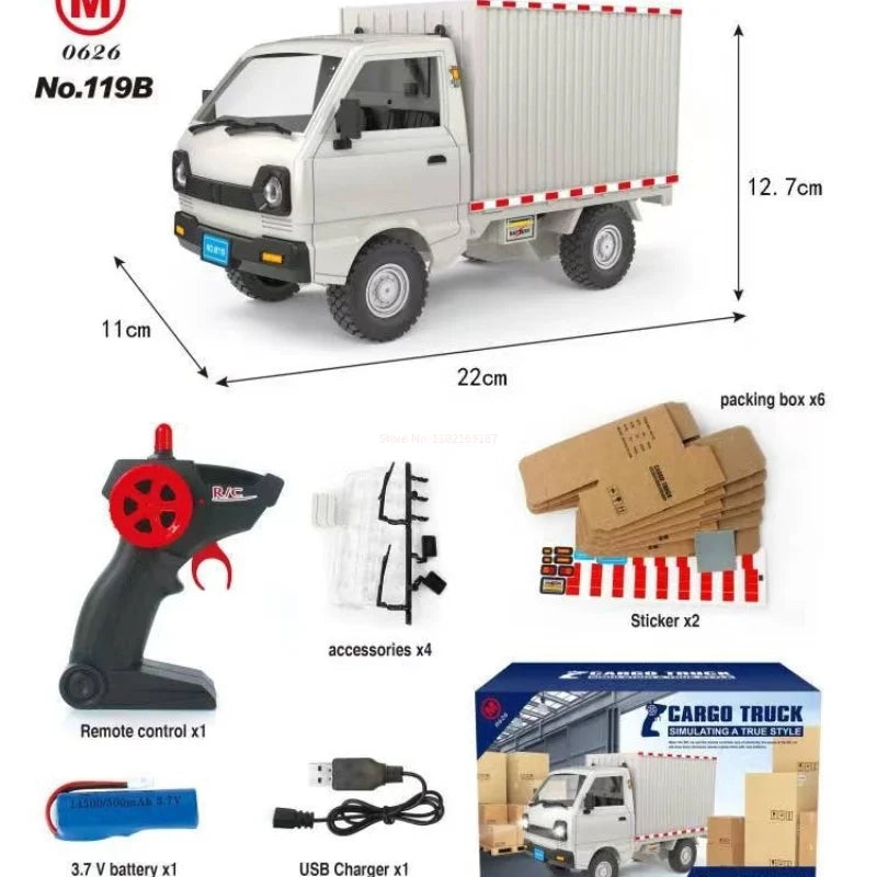 RTBXF WPL D12 RC Cargo Truck