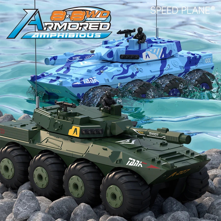 Beryouce 1/32 RC Tank 4CH 2.4G Remote Control Car Vehicles Radio Controlled Electronic Crawler Military Tank WW2 Toy