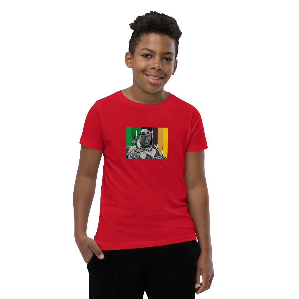 Afajato Otumfuo Osei Tutu II Asante Flag Youth Short Sleeve T-Shirt