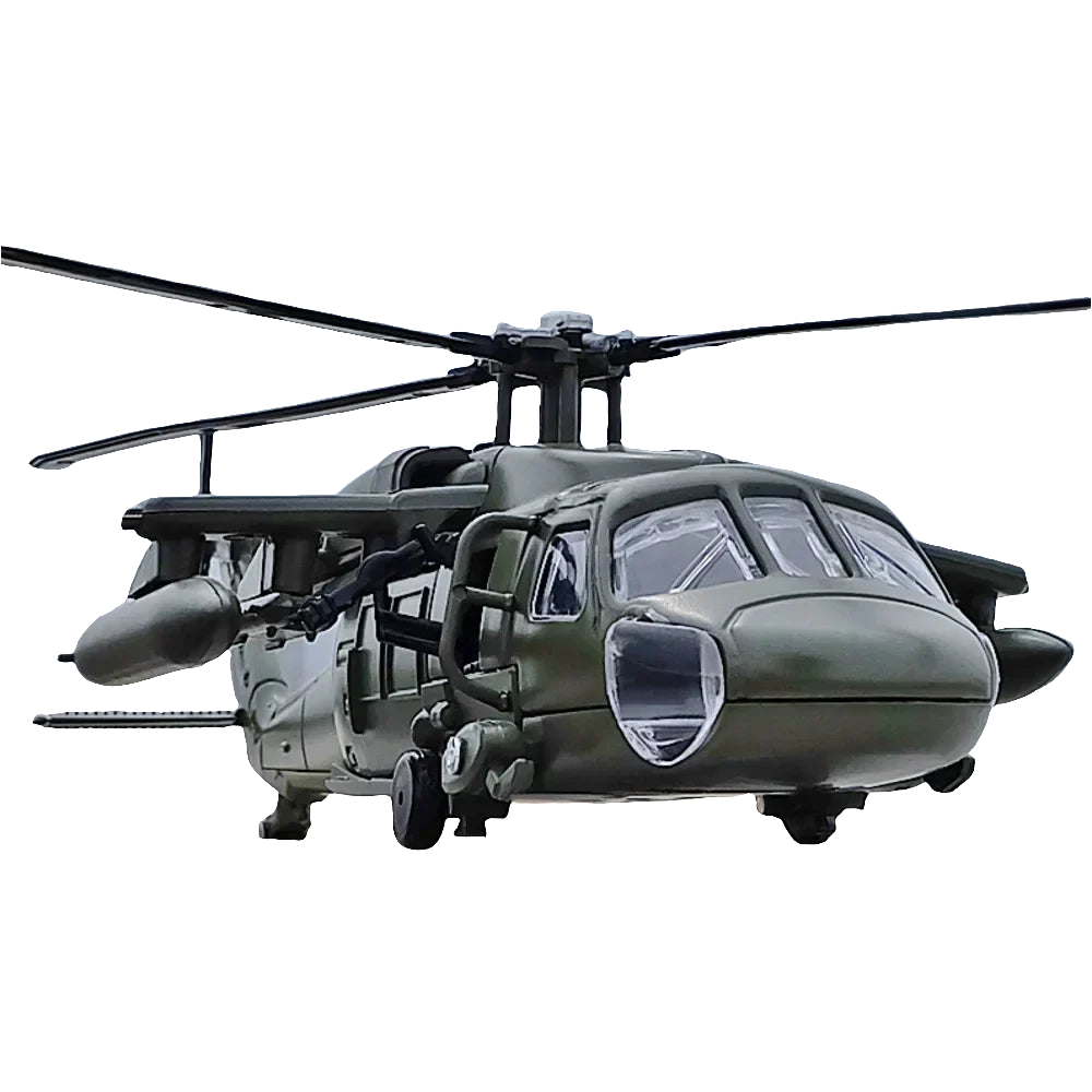 1/64 UH-60 Utility Black Hawk Armed Helicopter Alloy Diecast Plane Model Toy Fighter Military Aircraft Model Airplane Toys Gifts