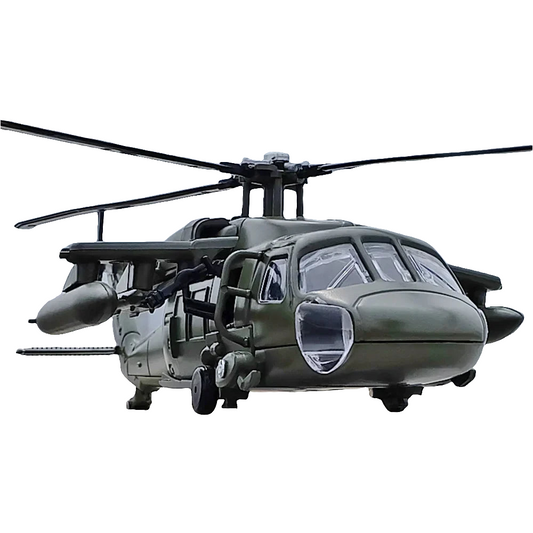 1/64 UH-60 Utility Black Hawk Armed Helicopter Alloy Diecast Plane Model Toy Fighter Military Aircraft Model Airplane Toys Gifts