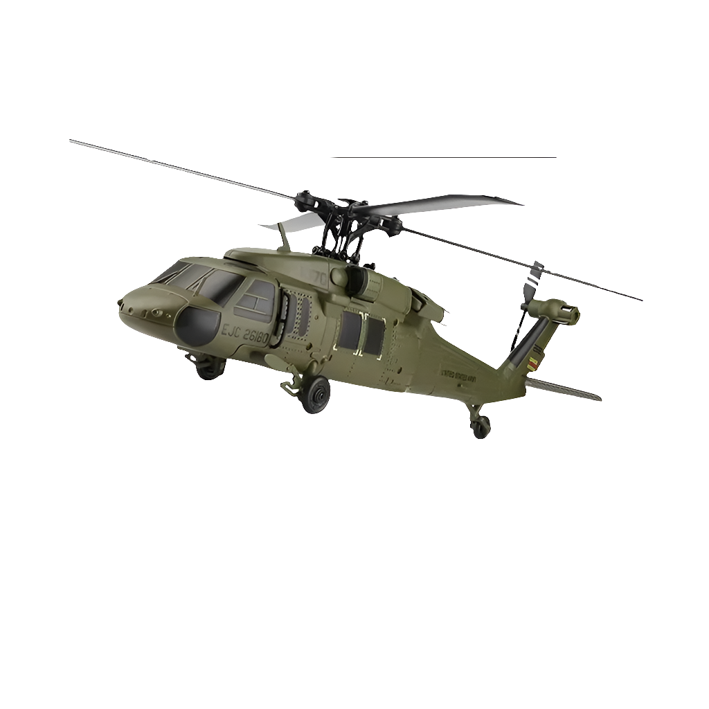 Wltoys K170 RC Helicopter UH-60L 4 Channel Remote Control brushless Helicopters with Gyro and LED Light Durable Airplane Toy