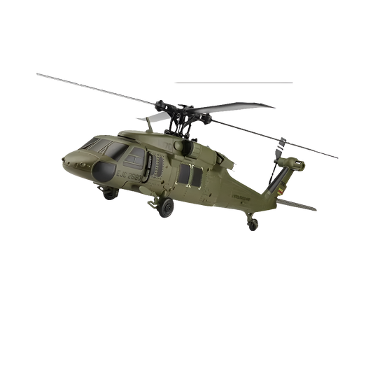Wltoys K170 RC Helicopter UH-60L 4 Channel Remote Control brushless Helicopters with Gyro and LED Light Durable Airplane Toy