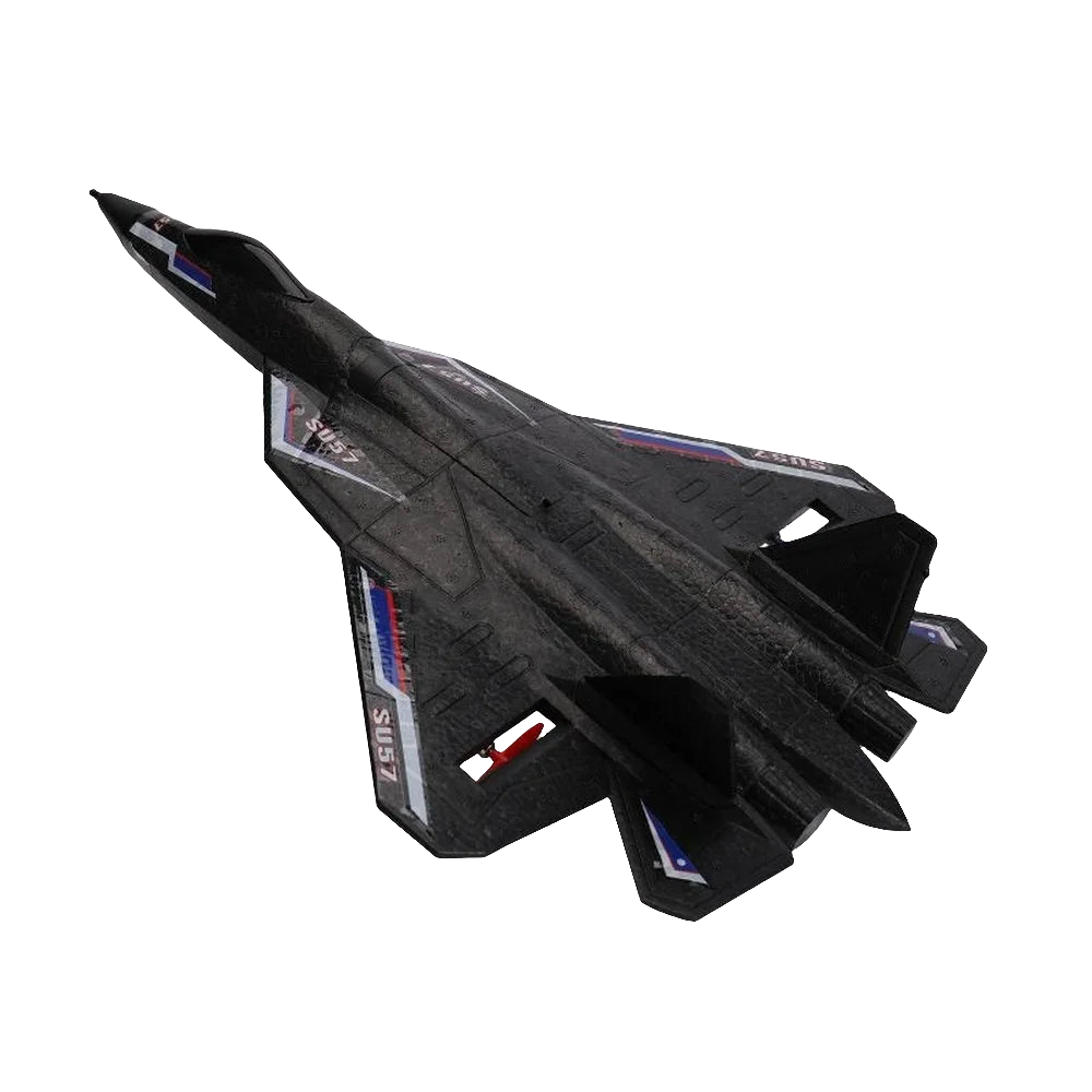 SU 57 Rc Plane Radio Controlled Airplane Remote Control Aircraft Toy with Light Throwing Foam Electric Toy for Boy