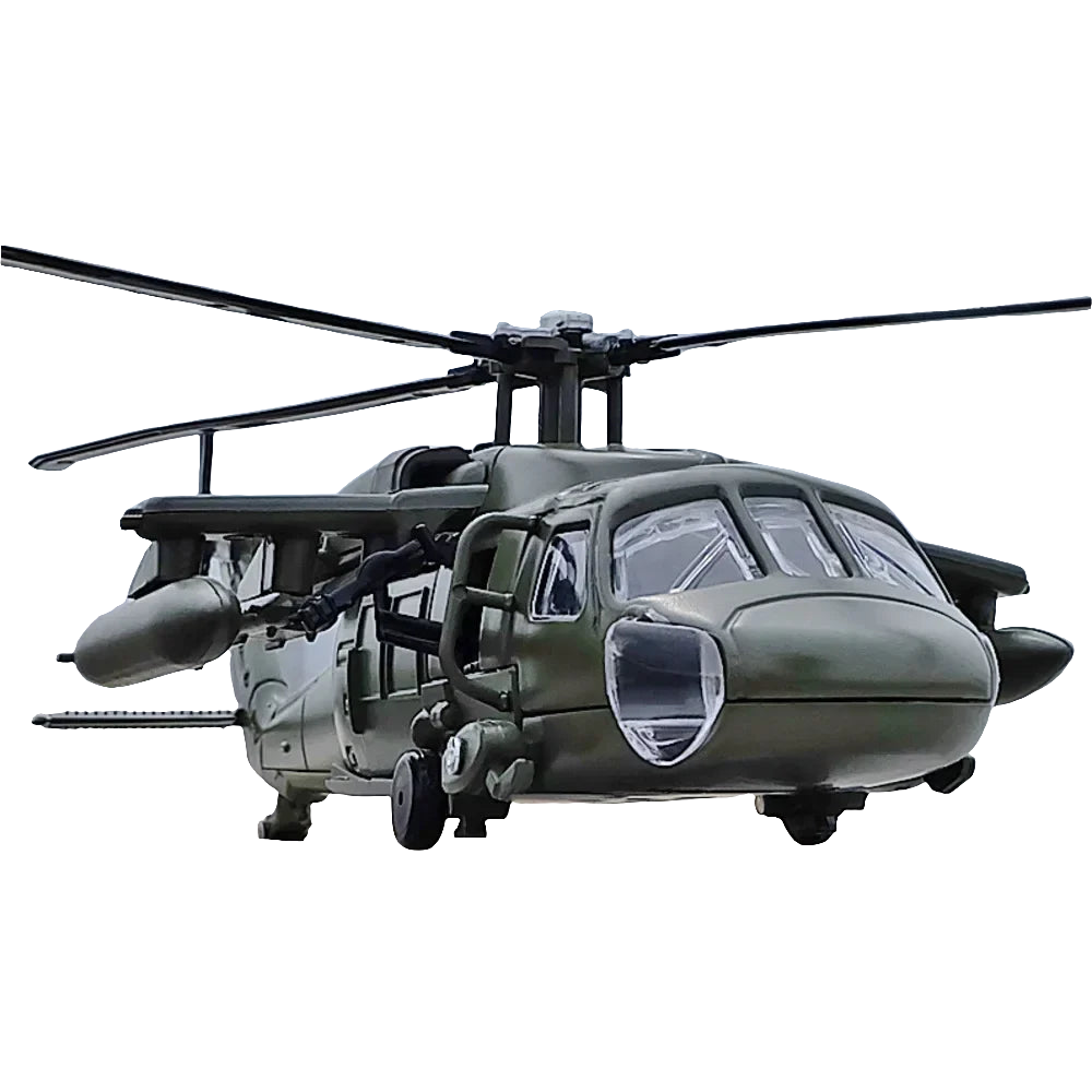 1/64 UH-60 Utility Black Hawk Armed Helicopter Alloy Diecast Plane Model Toy Fighter Military Aircraft Model Airplane Toys Gifts