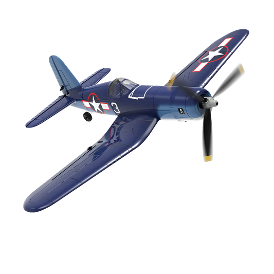Fremego F4U Corsair 2.4Ghz 4CH 400mm Wingspan One-Key Aerobatic RTF Remote Control RC Plane