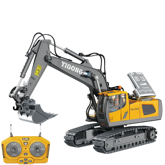 Lkçomo 4WD Remote Control Excavator Toy Radio Controlled RC Dump Truck Vehicle Crawler Bulldozer Construction