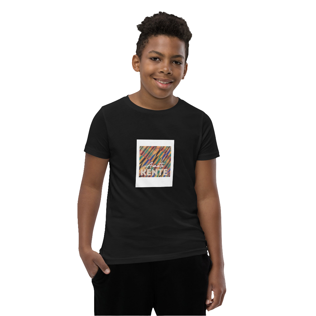 Afajato Asante Kente Youth Short Sleeve T-Shirt