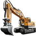 12 Channel Alloy Remote Control Excavator Children's Toy Simulation Sound Effects and Lighting Parent-child Interactive Toy