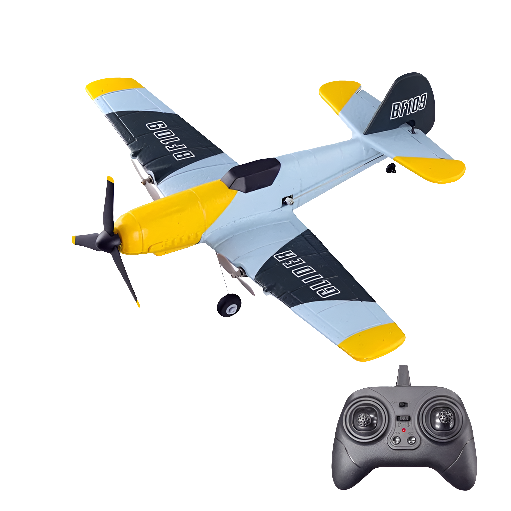 Antsir Z61 RC Plane BF109 Fighter 2.4GHz 3CH Smart Balance EPP Foam  RC Gliders Fixed Wingspan RC Aircraft