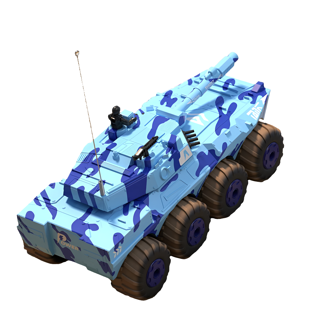 Beryouce 1/32 RC Tank 4CH 2.4G Remote Control Car Vehicles Radio Controlled Electronic Crawler Military Tank WW2 Toy