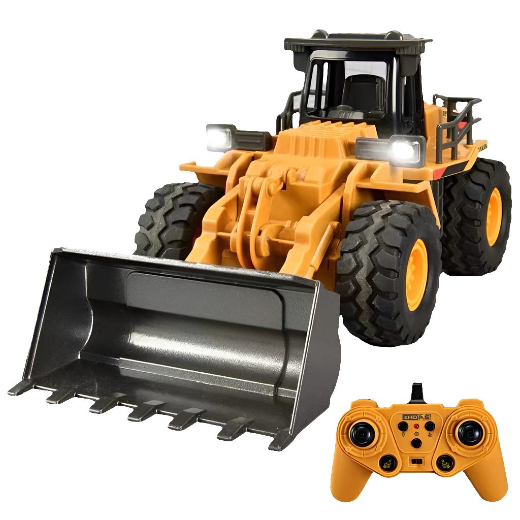 2.4G Alloy Remote Control Dump Truck RC Excavator Bulldozer Engineering Vehicle 9 Channel RC Trucks
