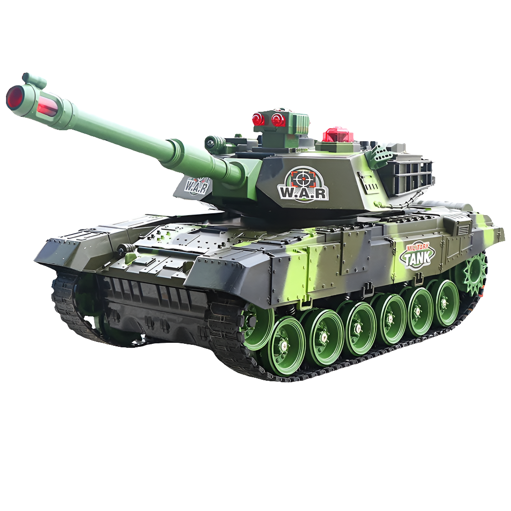 KMoist 54Cm RC Tank 2.4G Remote Control War Tank Large Military Models Light Sound Radio Controlled Toy