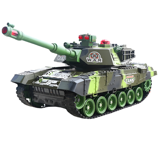 KMoist 54Cm RC Tank 2.4G Remote Control War Tank Large Military Models Light Sound Radio Controlled Toy