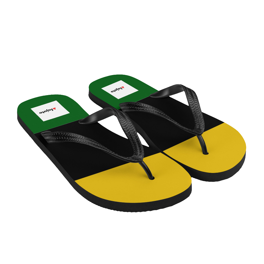 Afajato Ashanti Flag Sublimation Flip-Flops