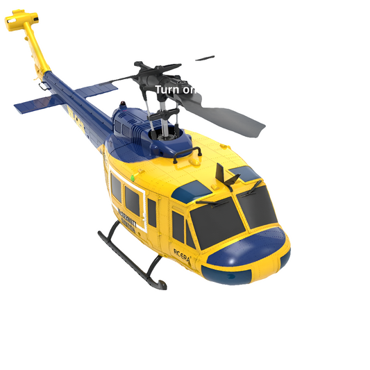 1/48 Remote-Controlled Armed RC Helicopter UH1 Simulated Helicopter Six-Channel 3D Stunt Model Aircraft Rtf Intelligent Positioning