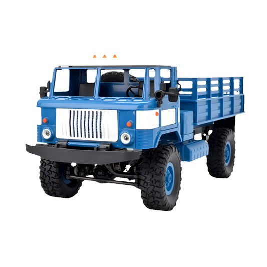 LkcoMoce WPL B-24 Remote Control Military Truck DIY Off-Road 4WD RC Car 4 Wheel Drive Climbing B24 GAZ-66 Vehicle
